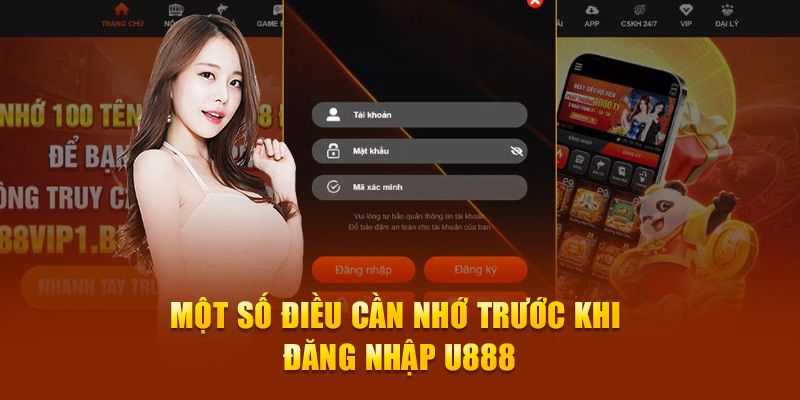 Người chơi cần tuân thủ điều kiện đăng nhập tại nhà cái U888